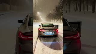 Литвин НА BMW M8 ПОКАЗАЛ СНЕЖНУЮ МОСКВУ В 4 УТРА 🔥 #литвин #shorts