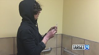 Heroin’s homeless: 20 minutes in a fast food bathroom