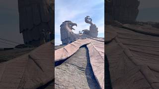 World’s Largest Bird Sculpture | Jatayu Rock Earth Center #shorts