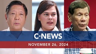 UNTV: C-NEWS | November 26, 2024