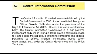 57 Central Information Commission