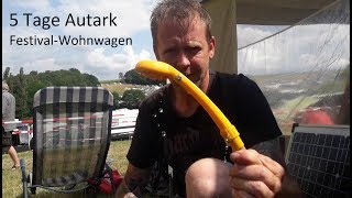 5 Tage Autark mit Festival-Wohnwagen für 250 Euro Technik