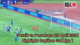 Hasil Persib vs Persebaya Hari Ini 3-1 Highlight Cuplikan Gol David Silva Hattrick Liga 1 2024