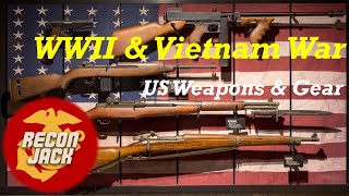 Ep 90: WWII \u0026 Vietnam War US Weapons \u0026 Gear, USMC Marine \u0026 Army / Recon Jack