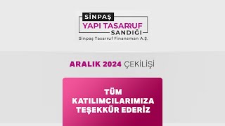 Sinpaş YTS 27 ARALIK 2024 Çekilişi