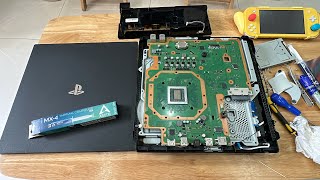 Vệ sinh thay keo tản nhiệt PS4 PRO bao lâu làm 1 lần ? Đừng để PS4 quạt kêu to quá nhiệt treo máy