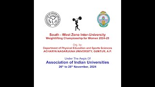 South West Zone Weightlifting Championship for Men: Day-1 (30-11-2024)