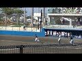 豊見城中学校野球部　松田　送りバント　２０１４年１２月　県大会　今帰仁戦