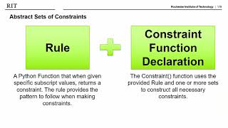 Beginner's Guide to Pyomo for Abstract Linear Programs - Constraints (Part 3)
