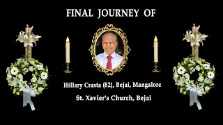 Final journey of Hillary Crasta (82), Bejai, Mangalore