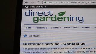 DIRECT GARDENING   SCAM  EXPOSED  !!