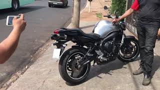 Fz6 com escape esportivo \