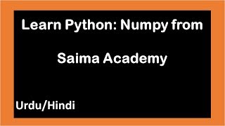 Python:Numpy, ndarray boolean indexing:Urdu/Hindi