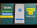 How to Bypass Frp/Google Account TECNO All Android 10 Without Pc 2022 Tecno POVA FRP by Waqas Mobile