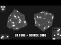 3d Cube Animation with Html CSS & Javascript + Source Code