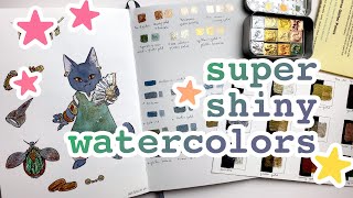 The Art Spirits - Super Shiny Handmade Watercolors - Review and Demo 🎨✨