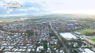 Aerial Imagery of a Winters Day in and around Burnley - Feb 2018