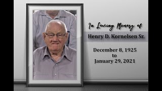 In Loving Memory ~ Henry Kornelson Sr. | Slideshow and sharing