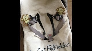 DIY Car Seat Belt Holders aka DIY LulaClips