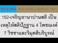 152 เจริญอานาปานสติ เป็นเหตุให้สติปัฏฐาน 4 โพชฌงค์ 7 วิชชาและวิมุตติบริบูรณ์ ธรรมะ พุทธวจน