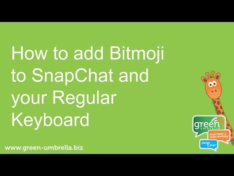 A SnapChat lesson on Bitmoji and adding to the IOS keyboard