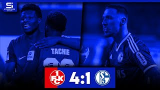 1. FC Kaiserslautern - FC Schalke 04 4:1 | Tore & Highlights | Stadion Reaktion