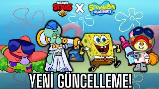 SÜNGERBOB GÜNCELLEMESİNİ İNCELİYORUZ! YENİ BÜYÜK GÜNCELLEME! Brawl Stars