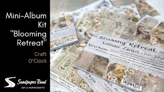 Mini Album Kit | Blooming Retreat Paper Collection by Craft O'Clock