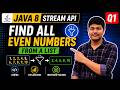 Java 8 Stream API 🔥 Most Asked Interview Question | Find Even Numbers in a List (Easy Trick)
