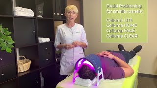 Correct Facial Positioning for Smaller Celluma Panels: Celluma LITE/ iLITE, HOME, FACE, & CLEAR