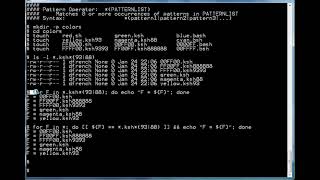 5 Minute Lessons in Shell Script Programming: Pattern Operator *(PATTERNLIST)