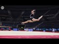 carolann heduit fra floor exercise 2022 world championships podium training