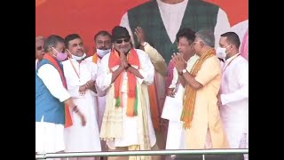 West Bengal polls 2021: Actor Mithun Chakraborty joins BJP at PM's rally in Kolkata