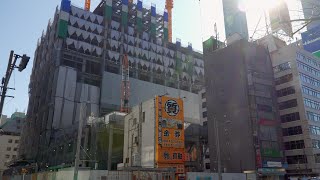 東京駅前八重洲一丁目東地区第一種市街地再開発事業の建設状況（2024年2月3日）