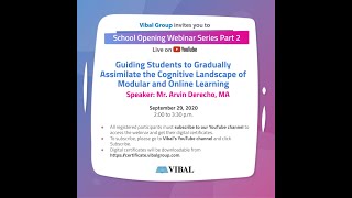 VIBAL LIVE NOW | Guiding Students to Gradually Assimilate the Cognitive Landscape of Modular...