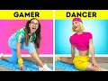 DANCER vs GAMER | She HATES her POPULAR Sister | Funny Family Situations - by La La Life Games