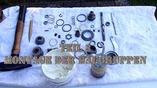 Wartung Sachs/Sram Torpedo 3-Gang Nabe Montage der Baugruppen Teil 3/4