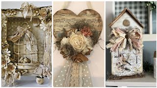 thrifty Charm Decor Shabby Chic Vintage Rustic Home and Wall Hangings Decor Idea in budget for you