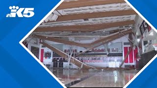 Roof of high school gym collapses