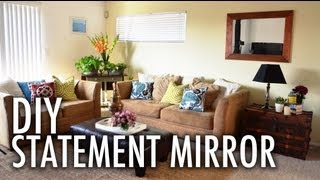 DIY Statement Mirror with Mr. Kate