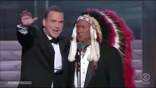 NORM MACDONALD ACCEPTING AWARD FOR MELISSA McCARTHY Native American Commentary