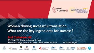 SA WHRTN Launch Event: Women driving successful translation- Professor Catherine Hill