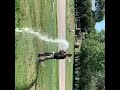 just watering the grass