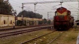 IRFCA - WDM-2 Shunting And WAP-5 Hauled Amritsar Shatabdi Express In Action