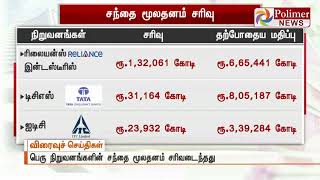 இந்திய பங்குச்சந்தைகள் கடந்த வாரம் கடும் வீழ்ச்சி எதிரொலி