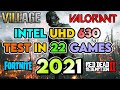 Intel UHD Graphics 630 in 2021 || Test in 22 Games || 720p Benchmark