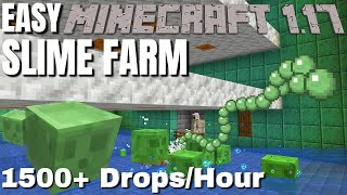 Minecraft Slime Farm | Easy Slime Farm in Minecraft Survival 1.17 & Below 1500+ Drops/hr (Tutorial)