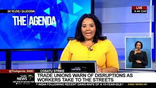Wayne Minnaar on the roads in Johannesburg affected by COSATU strike