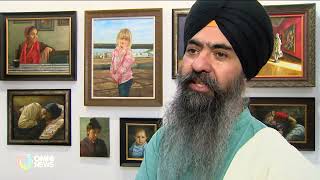 Artist Project Exhibition highlights the work of a Sikh artist | OMNI News Punja