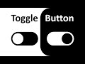 Create Toggle Button Using JavaScript. | JavaScript Toggle Switch.